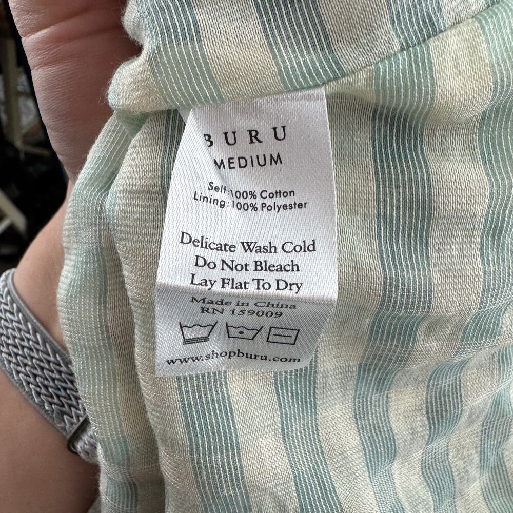 Buru Embroidered Button-Back Mod Top - Picture 7 of 7